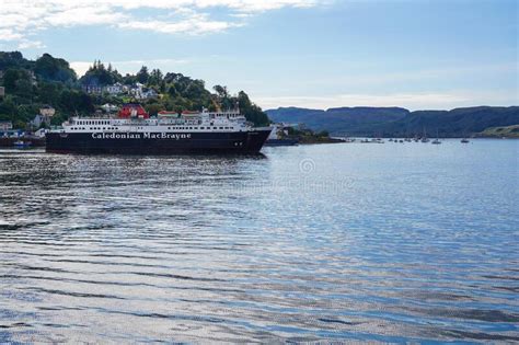 The Calmac Ferry Mv Isle Of Mull At Oban Bay Editorial Photography