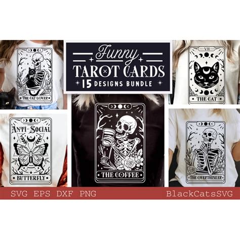 Tarot cards funny Bundle SVG, tarot cards svg, tarot bundle - Inspire ...