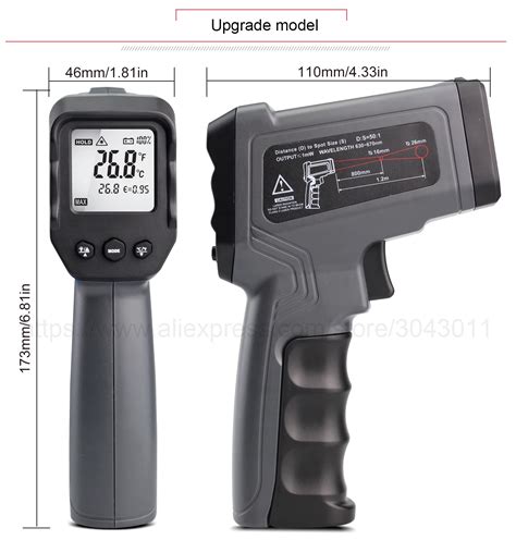 Mesure Thermique Thermom Tre Pistolet Num Rique Infrarouge Avec Simple