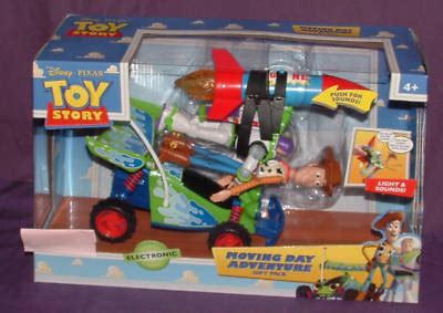 TOY STORY WOODY FIGURE BUZZ RC CAR ELECTRONIC SET | #249064452