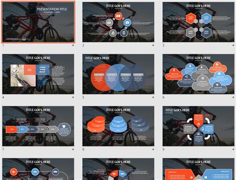Riding A Bike Powerpoint 65011