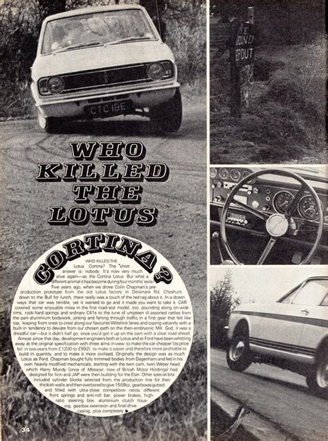 Flickriver Photoset Ford Cortina Lotus Mk2 Road Test 1967 By Trigger