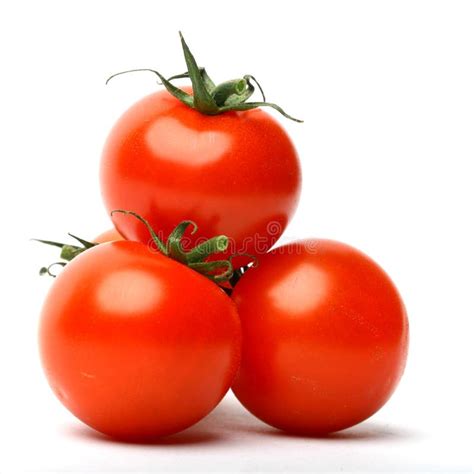 Tomate Isolado Antes Do Branco Imagem De Stock Imagem De Nutritivo