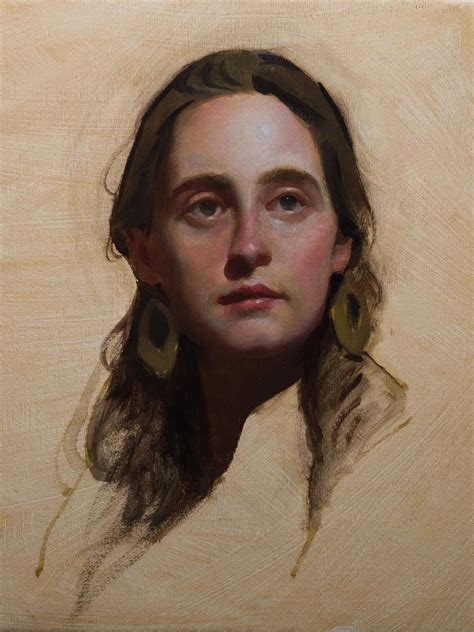 Alla Prima Portrait Sketch 3 Hours Oil On Linen Zorn Palette R