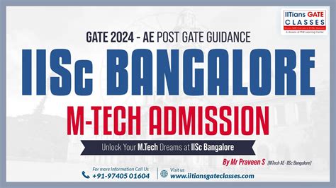 Mtech Iisc Bangalore Aerospace Engineering Post Gate Guidance