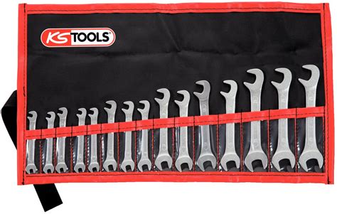 Ks Tools 5171700 5171700 Double Ended Open Ring Spanner Set