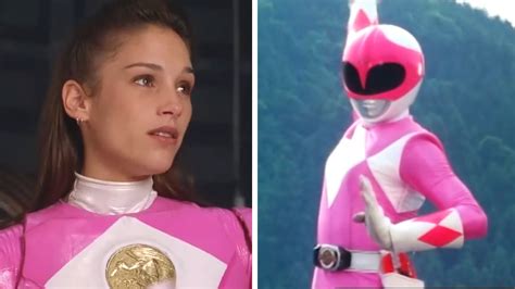 ‘mighty Morphin Power Rangers Once And Always Amy Jo Johnson La Ranger Rosa Original No