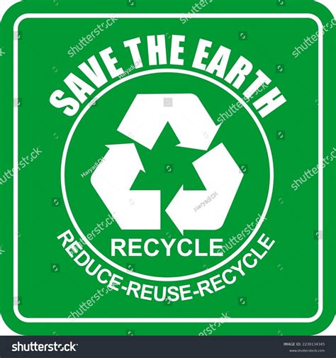 Save Earth Sticker Label Vector Stock Vector (Royalty Free) 2230134345 | Shutterstock