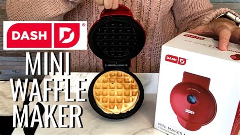 Dash Mini Waffle Maker Review Youtube