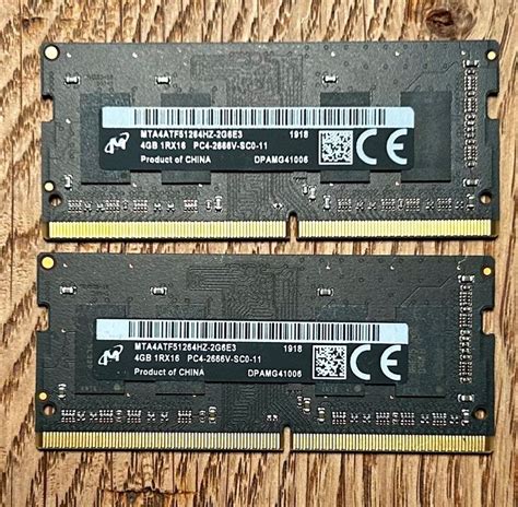 2x 4GB DDR 2666 RAM Aus IMac Kaufen Auf Ricardo