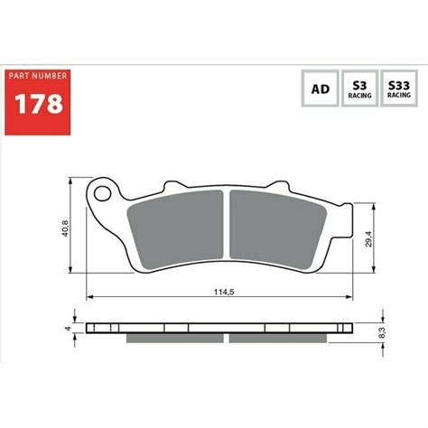 Honda Vtx Goldfren Sintered Dual Sport Rear Brake Pads