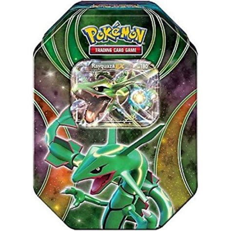 Pokemon Tins 2016 Trading Cards Best of Ex Tins Featuring Rayquaza Collector Tin - Walmart.com