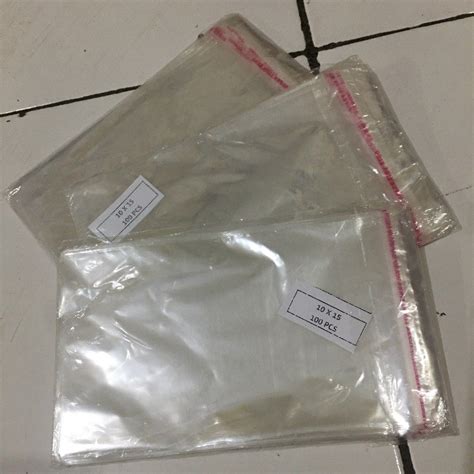 Plastik Opp Bening Lem X Cm Packing Pembungkus Kertas Surat Dokumen