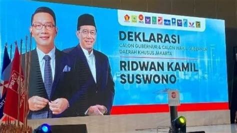 Pernyataan Suswono Usai Resmi Jadi Pendamping Ridwan Kamil Saya Tak