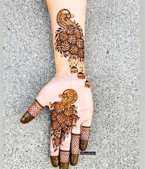 50 Easy And Simple Henna Designs For Any Special Occasions Peacock