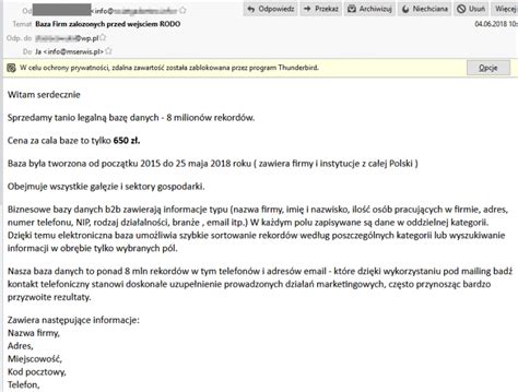 Jak Rozpozna Nieuczciwe Oferty Na Mailu Przyk Ady Blog Mserwis