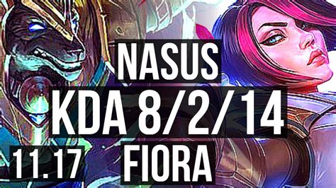 Nasus Vs Fiora Top 3 1m Mastery 8 2 14 1000 Games Kr Diamond