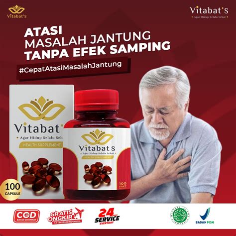 Jual Vitabats Obat Jantung Obat Jantung Bengkak Obat Jantung Herbal