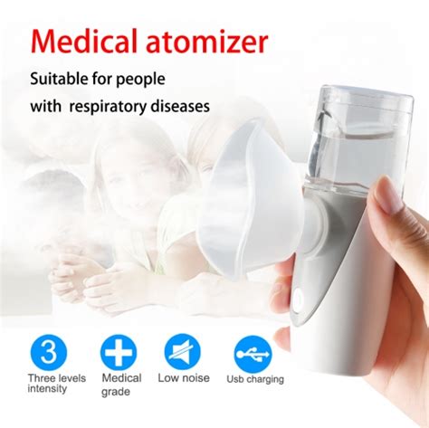 Home Portable Rechargeable Mesh Nebulizer Ultrasonic Atomizer Three