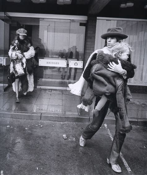 Keith Richards Anita Pallenberg And Their Son Marlon At Their Newcastle Upon Tyne Hotel March