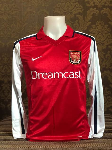 Preorder 2000 01 Arsenal Dreamcast Kit Long Sleeve Sports Sports