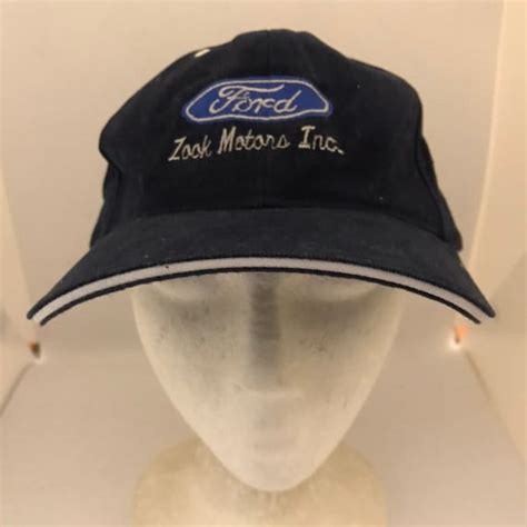 Vintage Ford Motor Strapback Hat 1990s 80s Gem