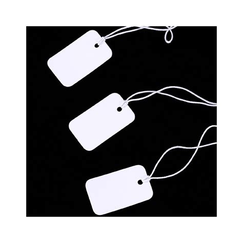 Linyer Pieces Marking Hang Tags Display Label With Elastic String