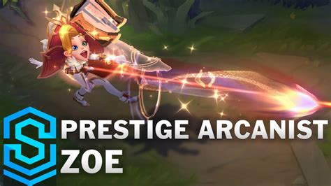 Prestige Arcanist Zoe Skin Spotlight Pre Release League Of Legends