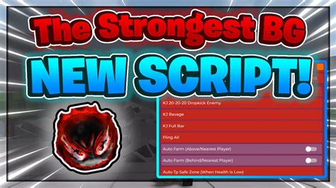 The Strongest Battlegrounds Script Gui Hack Free Kj Autofarm And