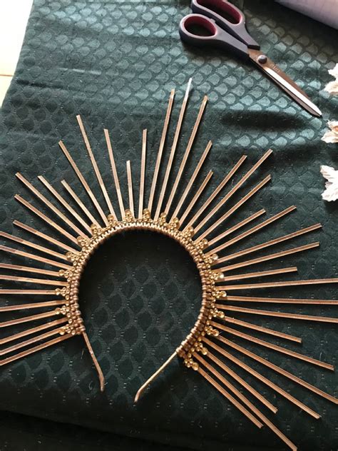 Diy Sunburst Headdress Tutorial How To Make A Zip Tie Crown Artofit