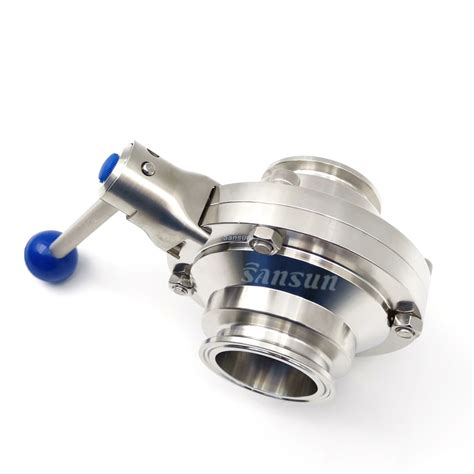 Sanitary Tri Clamp Butterfly Type Ball Valve From China Manufacturer