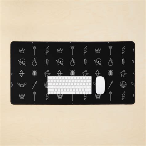 Symbols Of 12 Gods And Goddesses Of Greek Mythology Mouse Pad For Sale By Panostsalig Redbubble