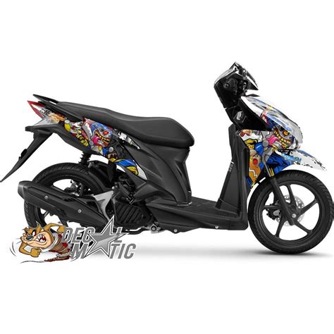 Decal Vario 125 Old Full Body Sticker Full Body Honda Vario Techno