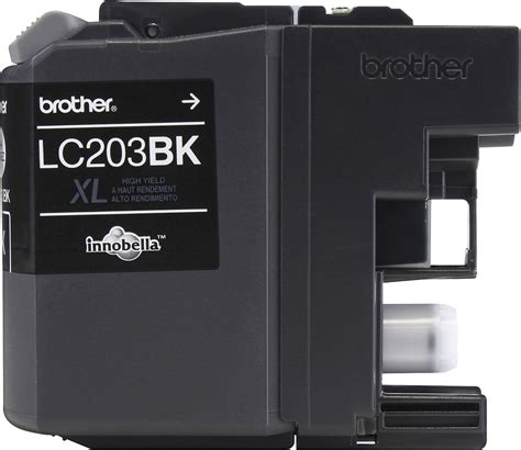 Brother LC203BK XL High Yield Ink Cartridge Black LC 203BKS Best Buy