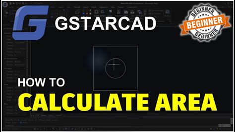 Gstarcad How To Calculate Area Tutorial Youtube