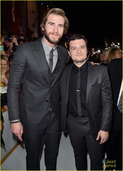 Liam Hemsworth & Josh Hutcherson Are So Dapper at 'Hunger Games ...