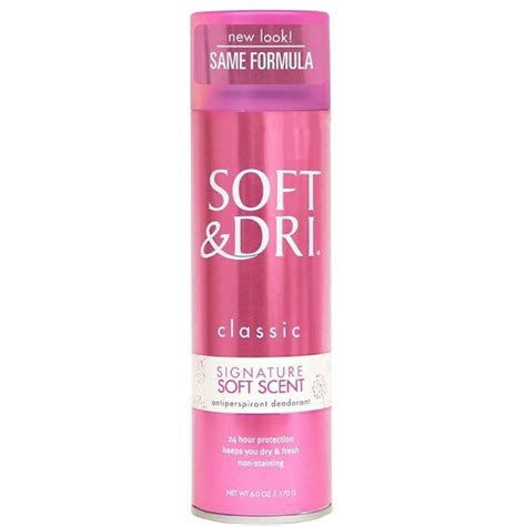 Soft And Dri Aerosol Antiperspirant Deodorant Soft Scent 6 Oz Pack Of 3