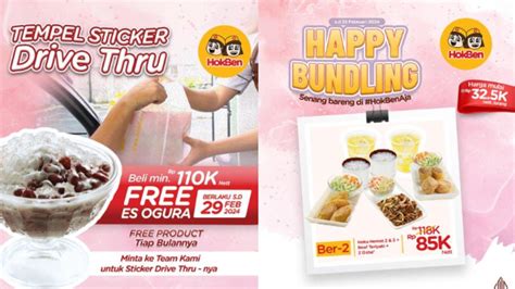 Promo Hokben Spesial 17 Februari 2024 Modal Stiker Dapat Es Ogura