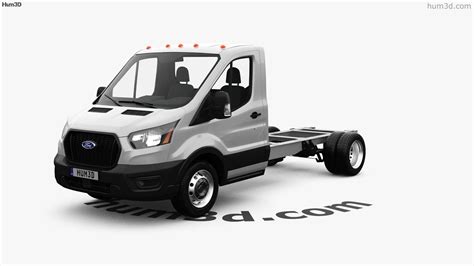 360 View Of Ford Transit Chassis Cab L2 Us Spec 2024 3d Model