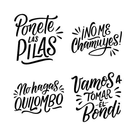 Descarga Vector De Conjunto De Pegatinas De Letras De Palabras