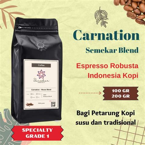 Promo Kopi Susu Espresso House Blend CARNATION Arabica Robusta Roasted