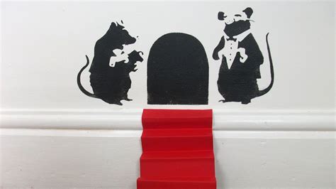 Banksy Stencils Rats