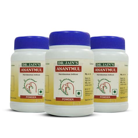 Anantmul Ayurvedic Powder 45g Pack Of 3 Dr Urjita Jain