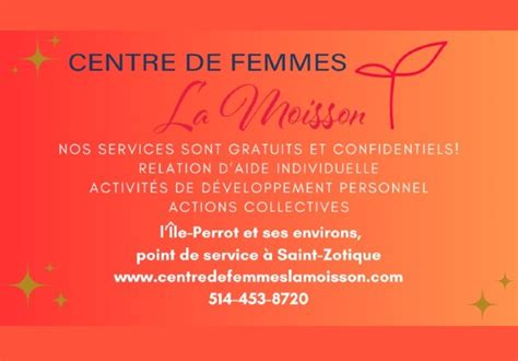 Le centre de femmes La Moisson Municipalité de Saint Télesphore