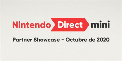 Nintendo Direct Mini Partner Showcase Octubre De 2020 Noticias