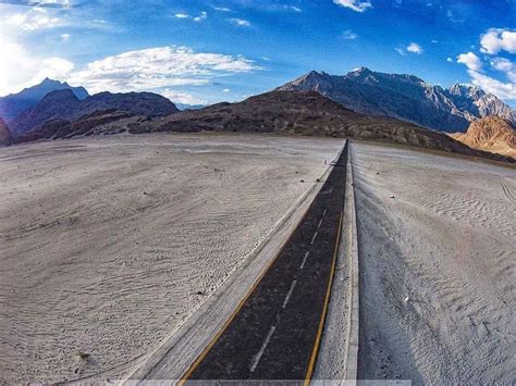 Road To Shigar Valley Passing Through Sarfaranga Cold Desert Photo By