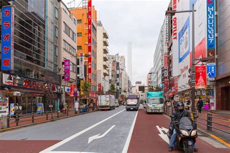 Crosswalk At Ikebukuro District Of Tokyo Metropolis Japan Editorial