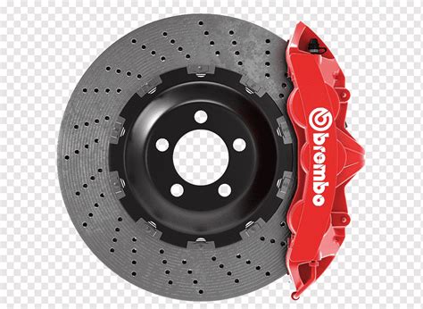 Red And Black Disk Brake Car Disc Brake Brembo Brake Pad Brake