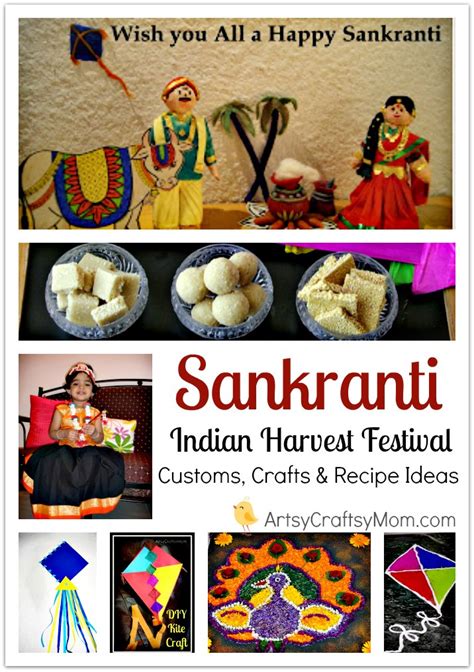 Celebrating Sankranti with Kids -20 Crafts, Customs & Recipe Ideas to make