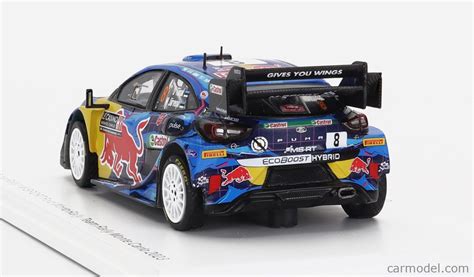 Spark Model S Scale Ford England Puma Rally Team Red Bull